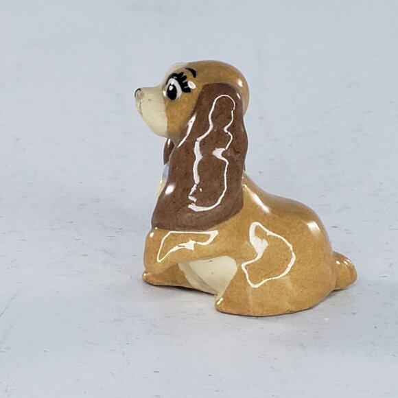 Hagen Renaker DIsney Lady Tramp Miniature Figurine Cocker Spaniel Dog *FLAW - Picture 4 of 7